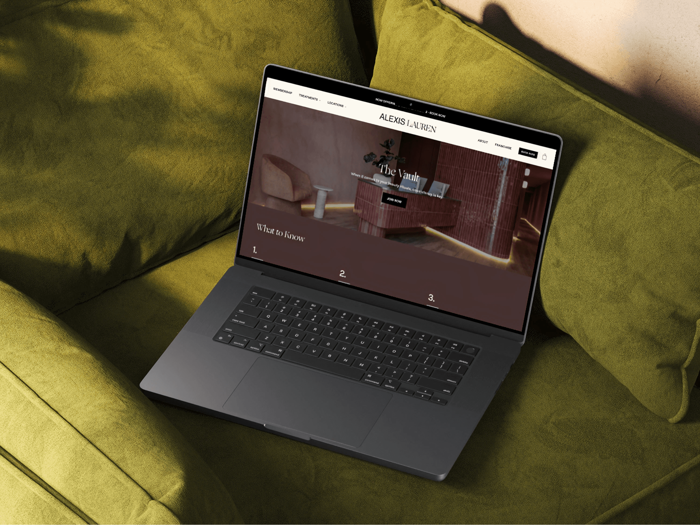 Storefront review on desktop